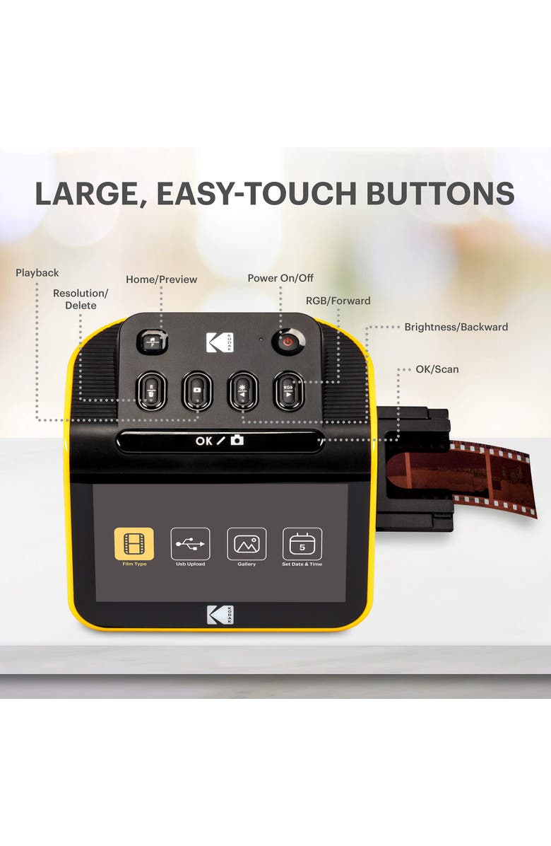 Kodak Slide N SCAN Film and Slide Scanner, Alternate, color, Black