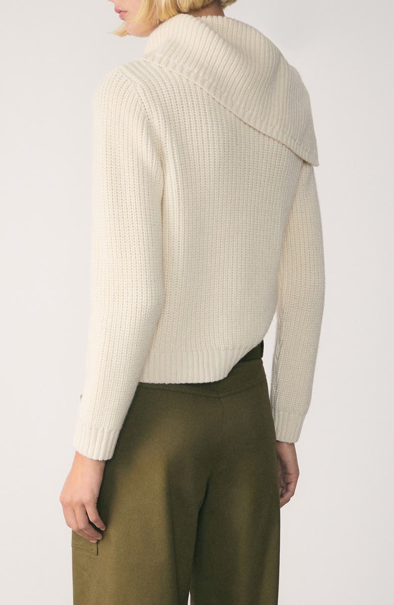 MANGO Asymmetric Rib Cardigan, Alternate, color,