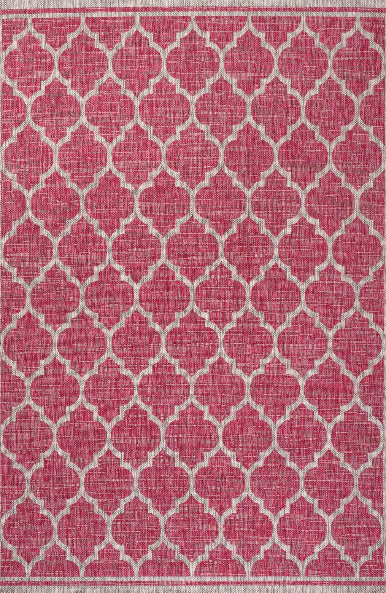 Fuchsia/Light Gray