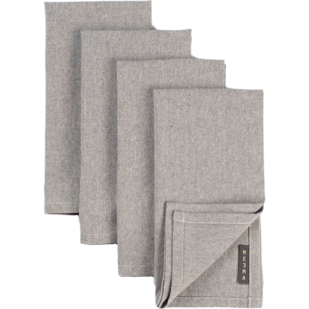 Meema Cloth Napkins - Set of 4 - Solid in Charcoal  product
