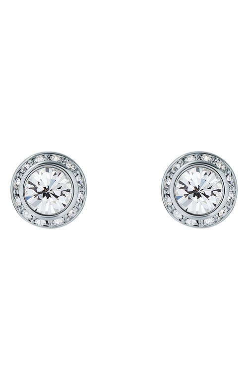 Ted Baker London Soletia Solitaire Crystal Halo Stud Earrings in Silver Tone Clear Crystal 