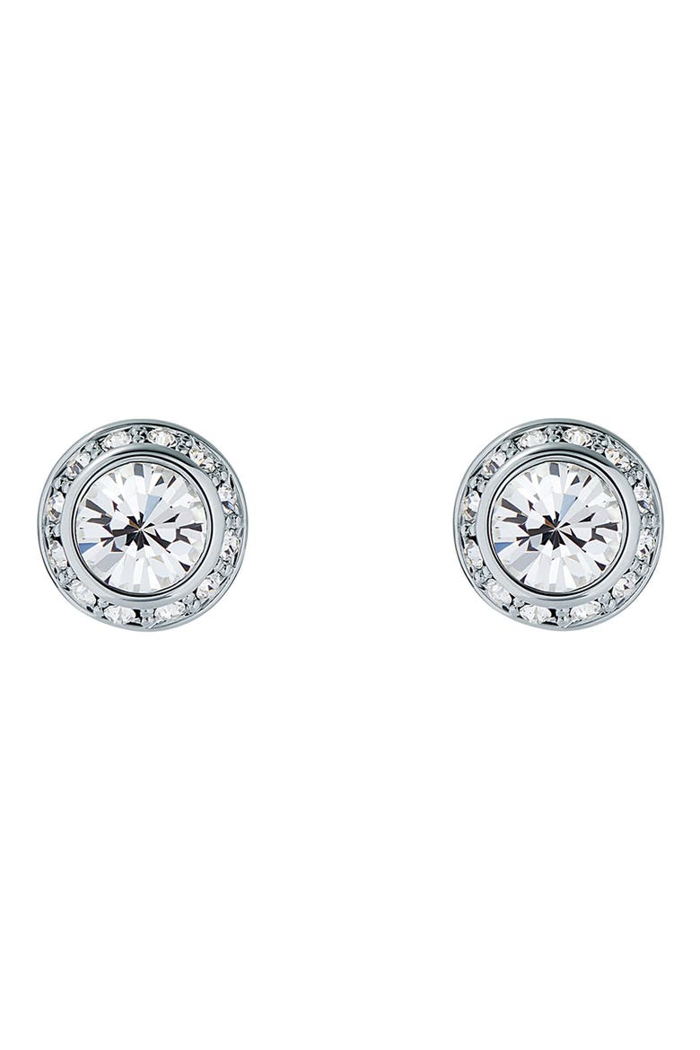 Soletia Solitaire Crystal Halo Stud Earrings video