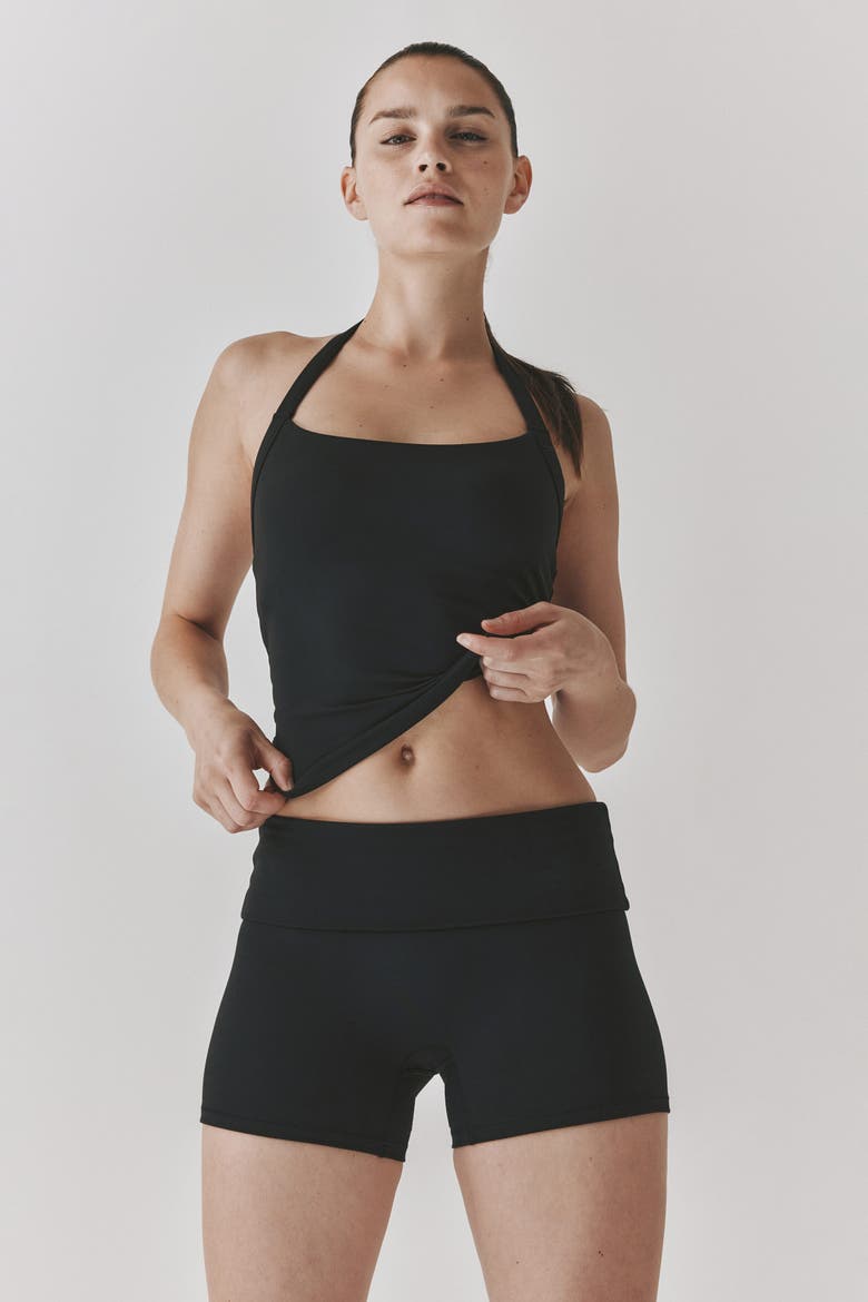 Sports Biker Shorts With Softmove, Alternate, color, Black