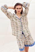 H&M Belted Linen-blend Shorts