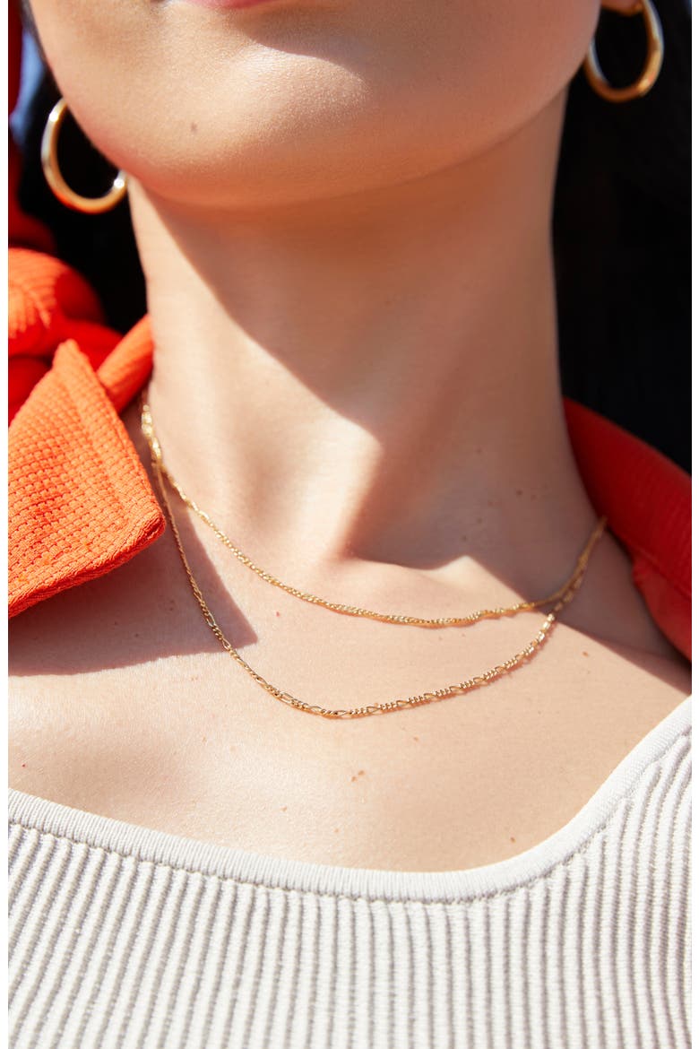 Heritage Layer Chain Necklace, Alternate, color, GOLD