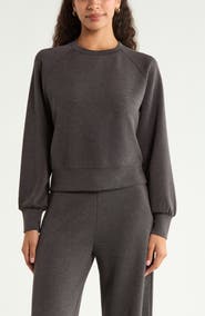 Zella Soft Luxe Crewneck Top