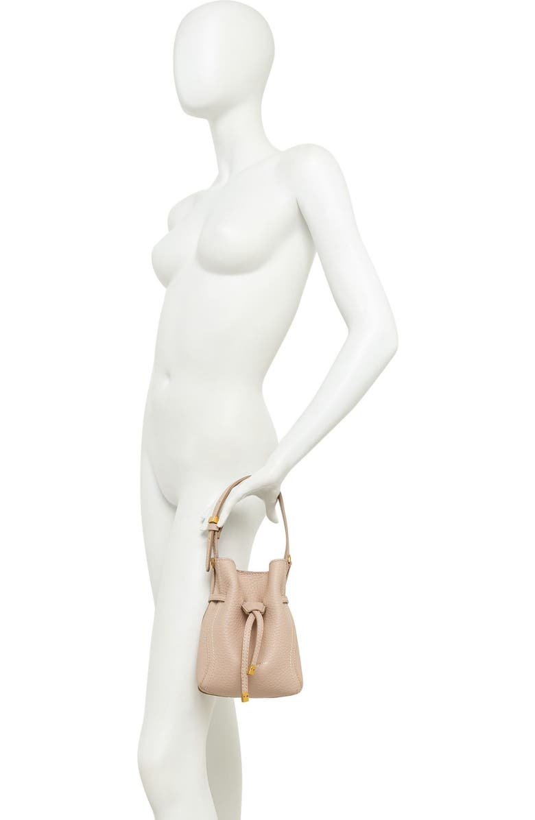 Gianni Chiarini Sienna Off White Leather Bucket Bag, Alternate, color, Off-White