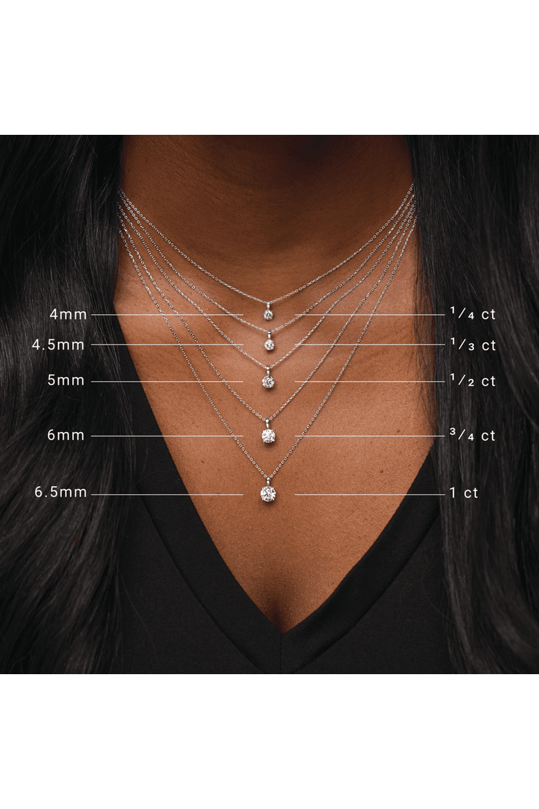 1 CT Lab-Grown Diamond 18" Necklace in 14K Gold, Alternate, color, Gold