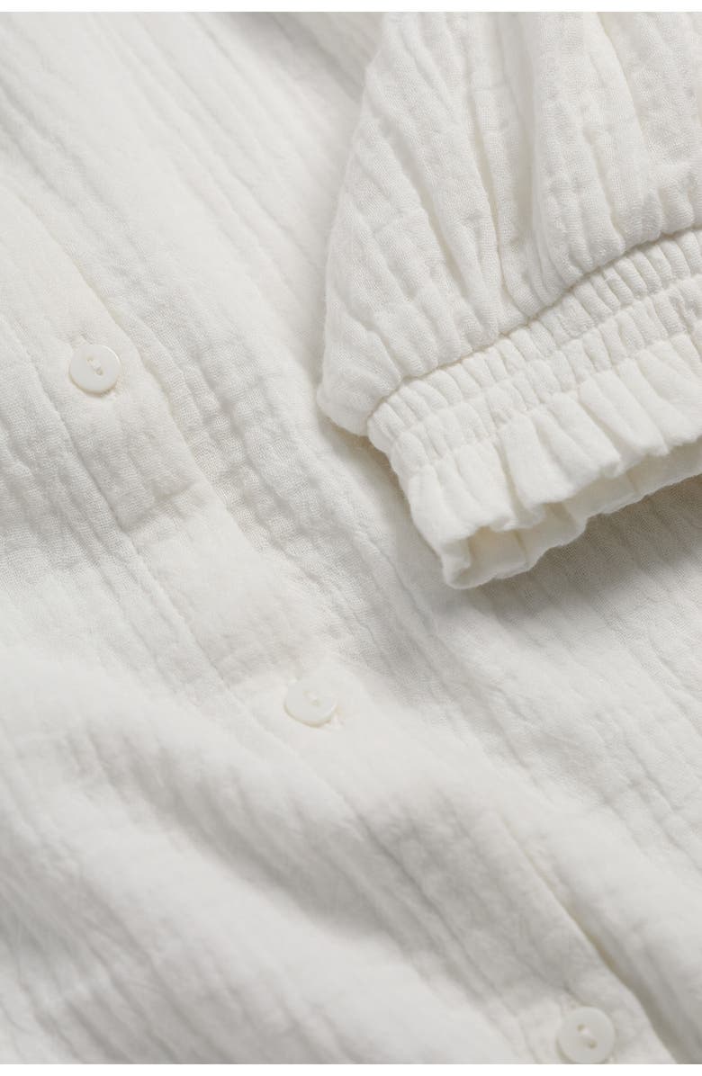 Seasalt Cornwall Shore Patch Organic Cotton Button-Up Top, Alternate, color, Chalk