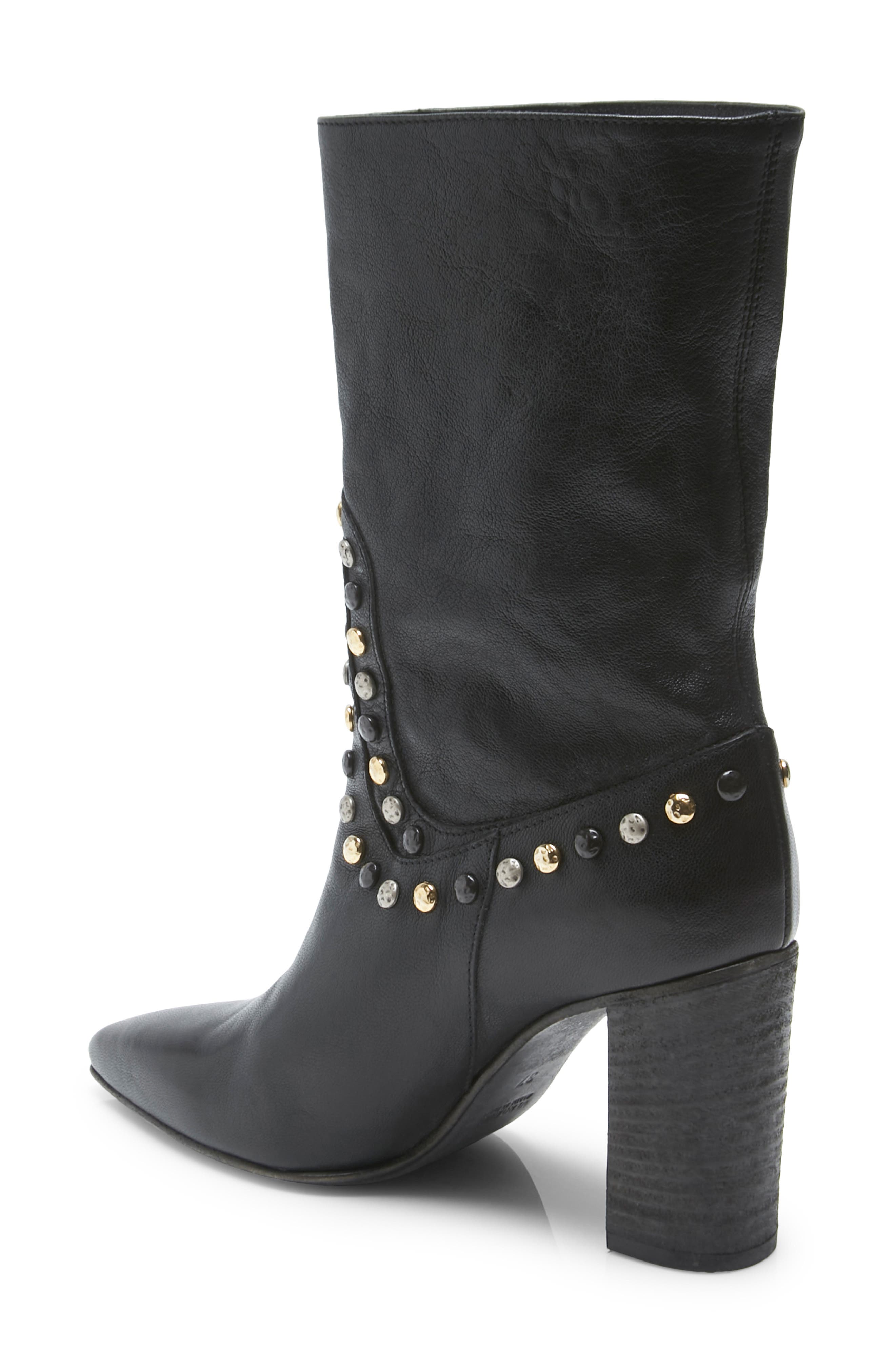 Free People Dakota Studded Western Boot, Alternate, color, 