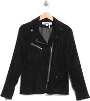 DKNY Velvet Moto Jacket