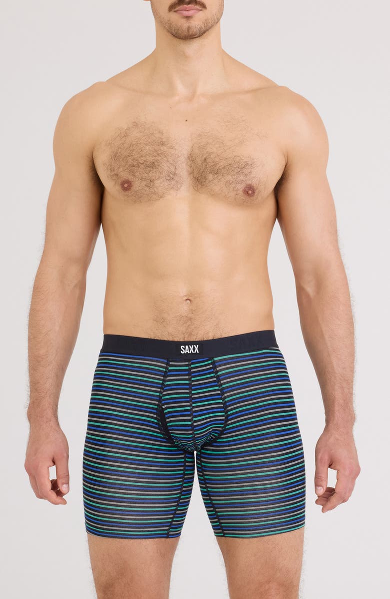 SAXX Vibe Xtra Boxer Briefs, Main, color, Gents Stripe-Sport Blue