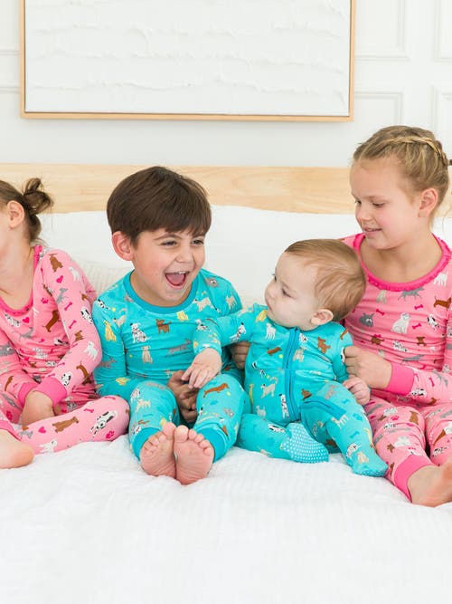 Shop Rufflebutts Softsnooze Girls Ruffle Long Sleeve Pajama Set