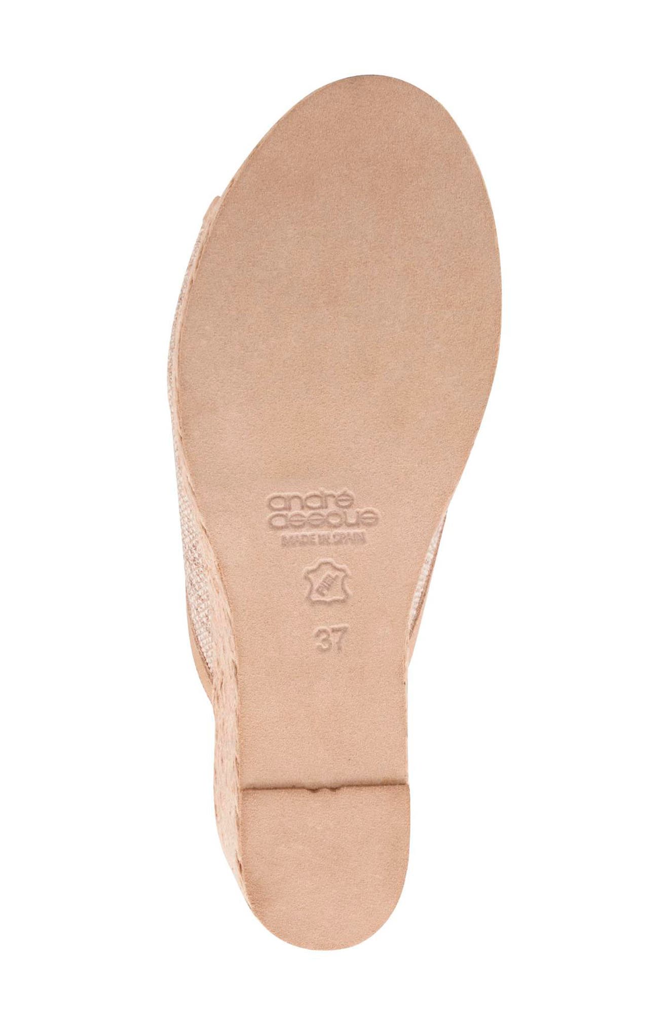 André Assous Nomi Wedge, Alternate, color, Copper/ Natural