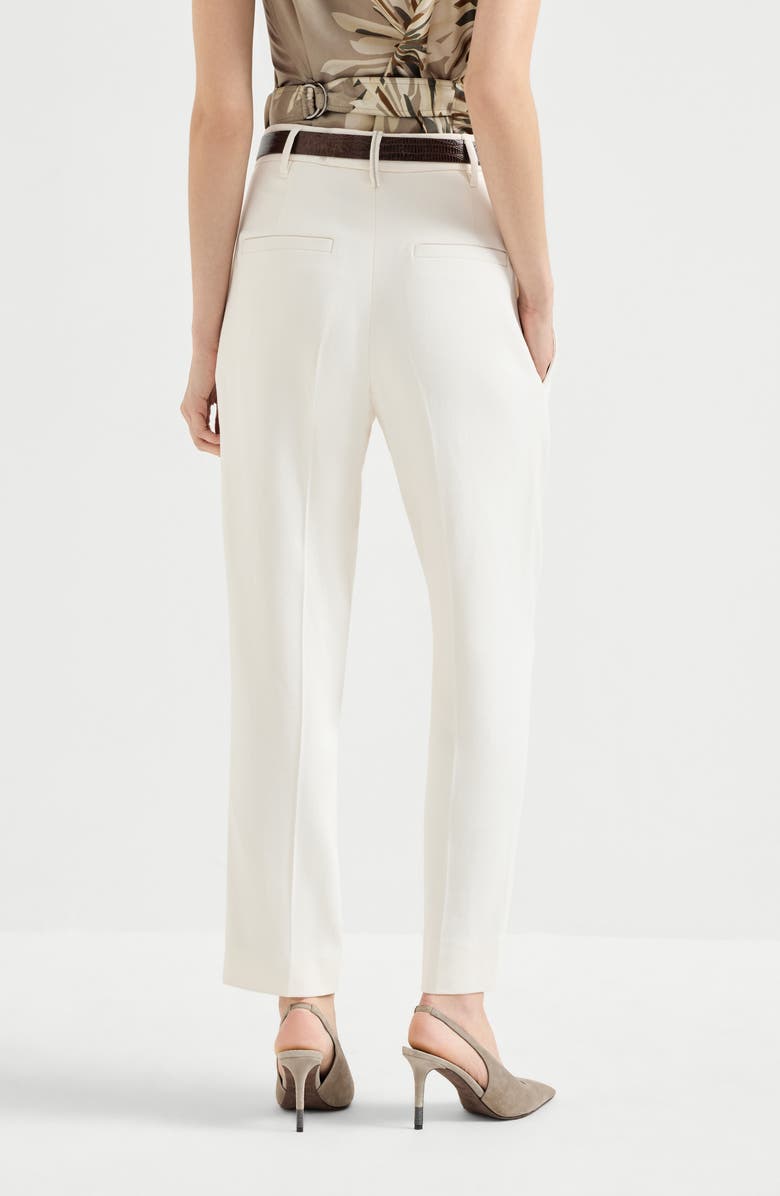 Brunello Cucinelli Slouchy trousers, Alternate, color, Milk