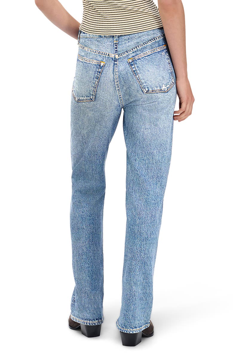 rag & bone Miramar Shea Wide Leg Cotton Terry Sweatpant Jeans, Alternate, color, Tessa