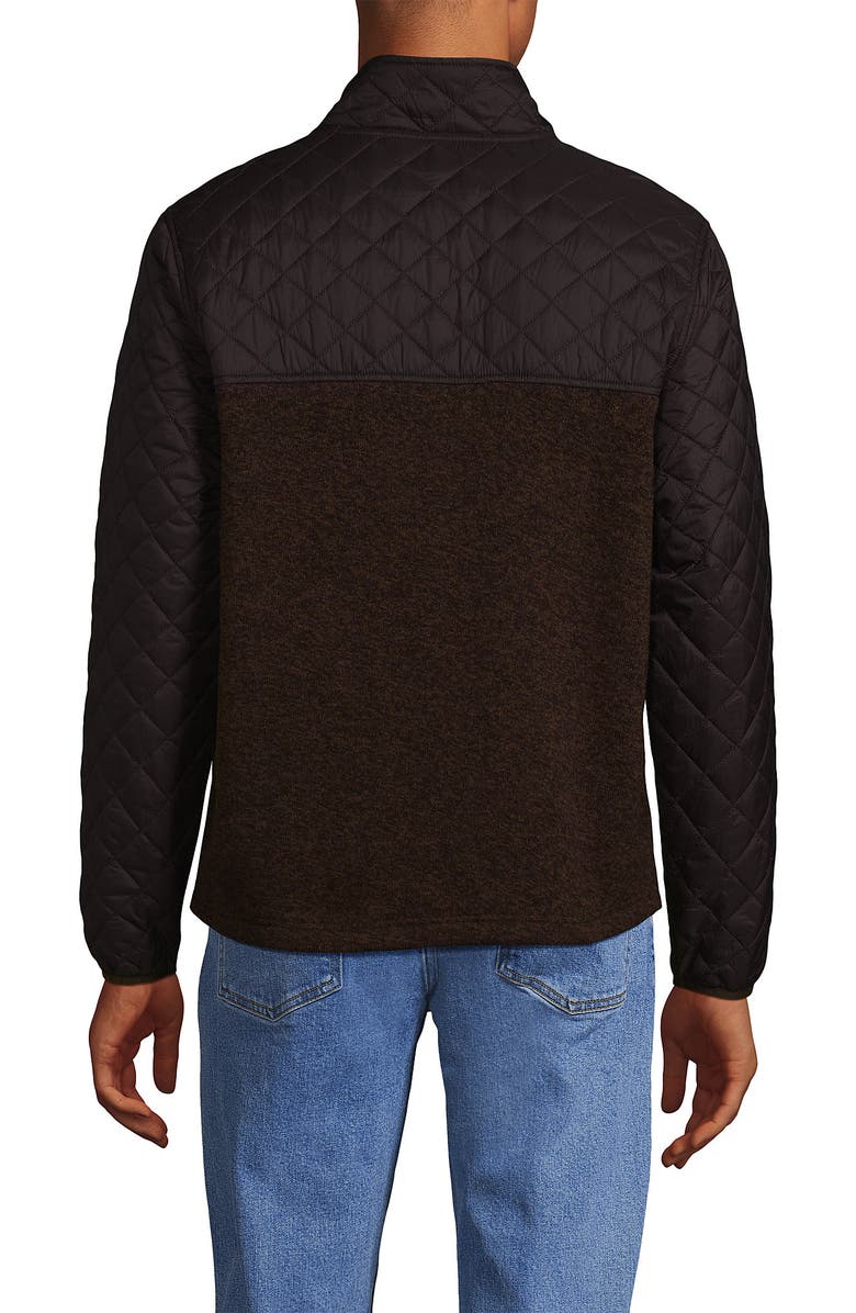 Lands' End Sweater Fleece Full Zip Jacket, Alternate, color, 