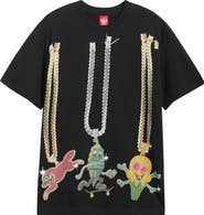 ICECREAM Ginger Cotton Graphic T-Shirt