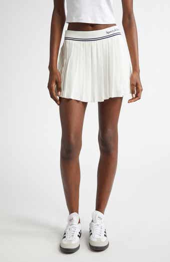 Sporty & Rich Abigail Pleated Skirt