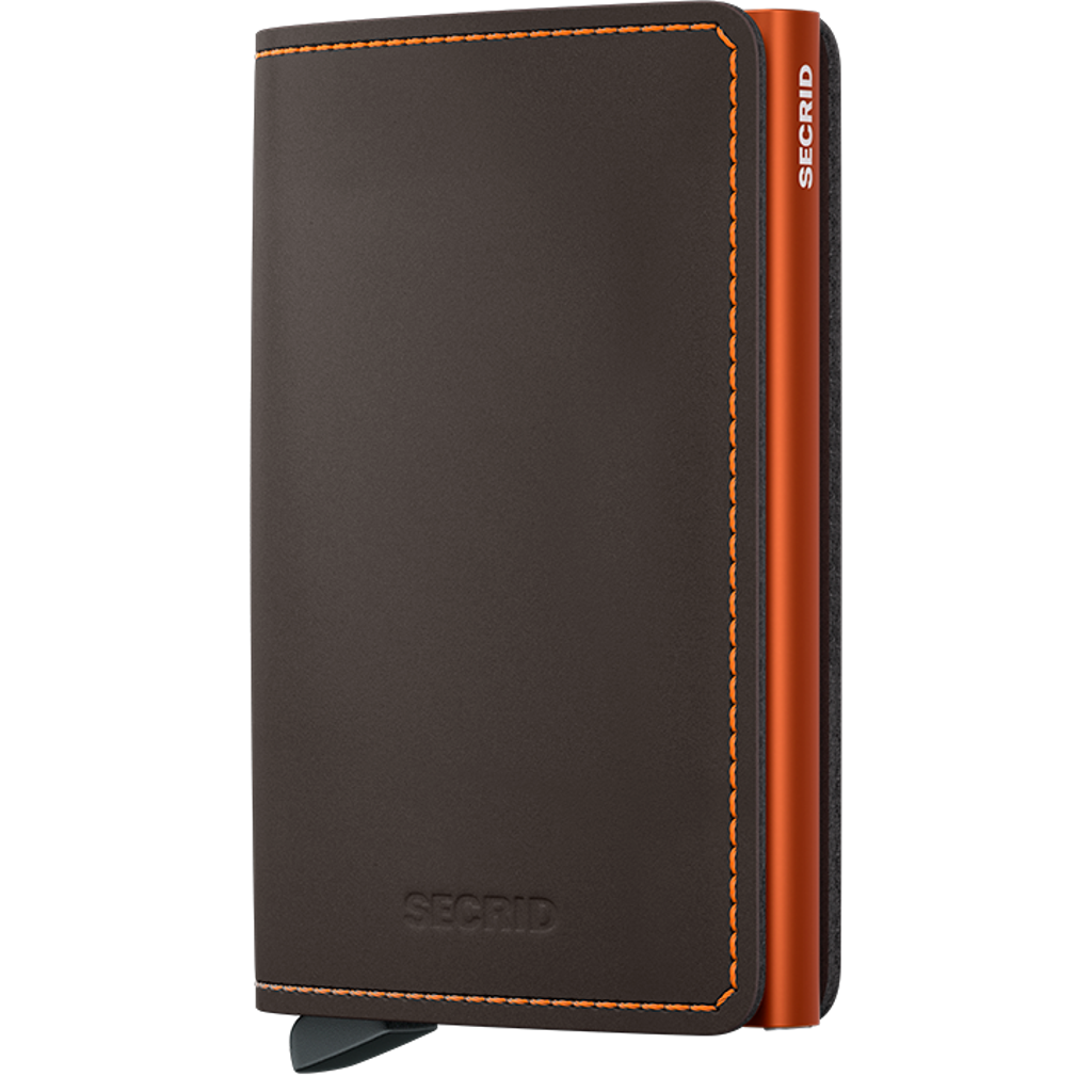 Secrid Slimwallet Matte In Brown