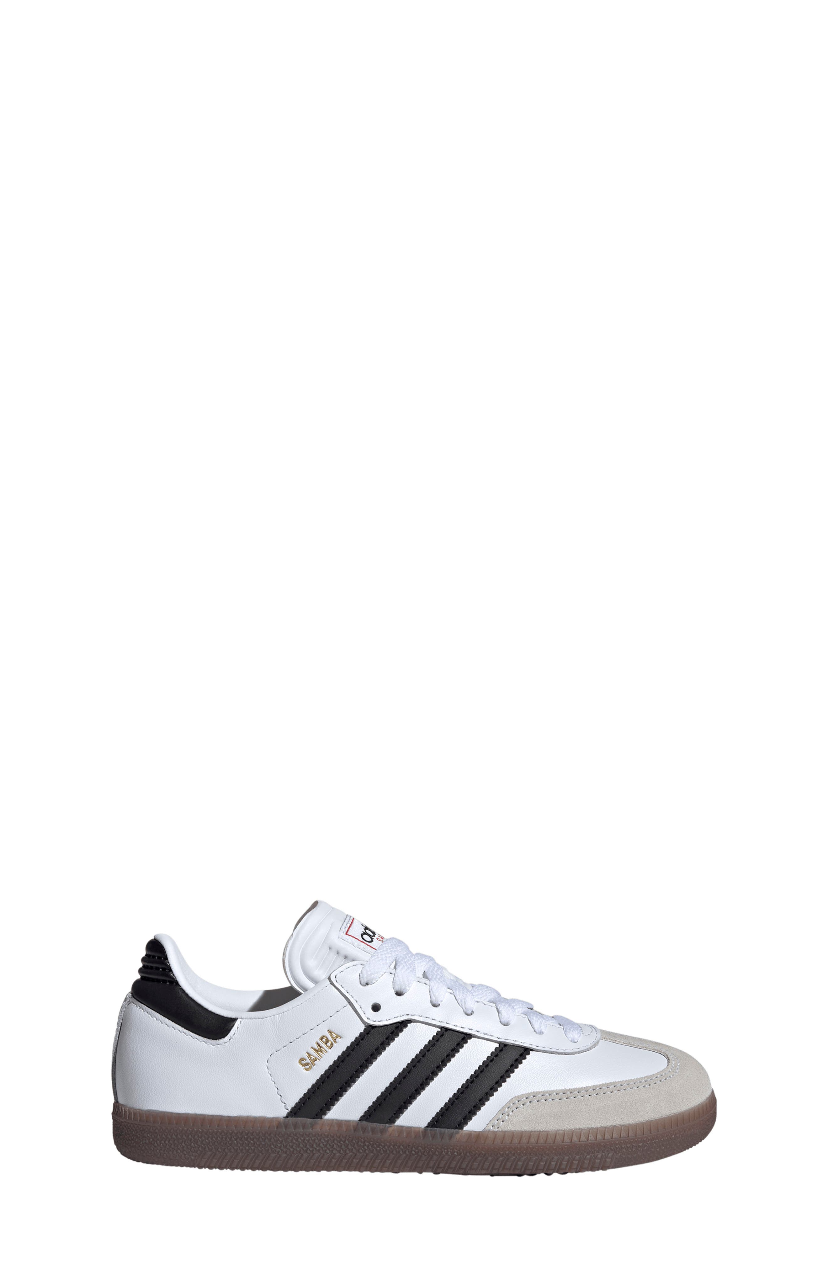 Kids' Samba Sneaker, Alternate, color, WHITE