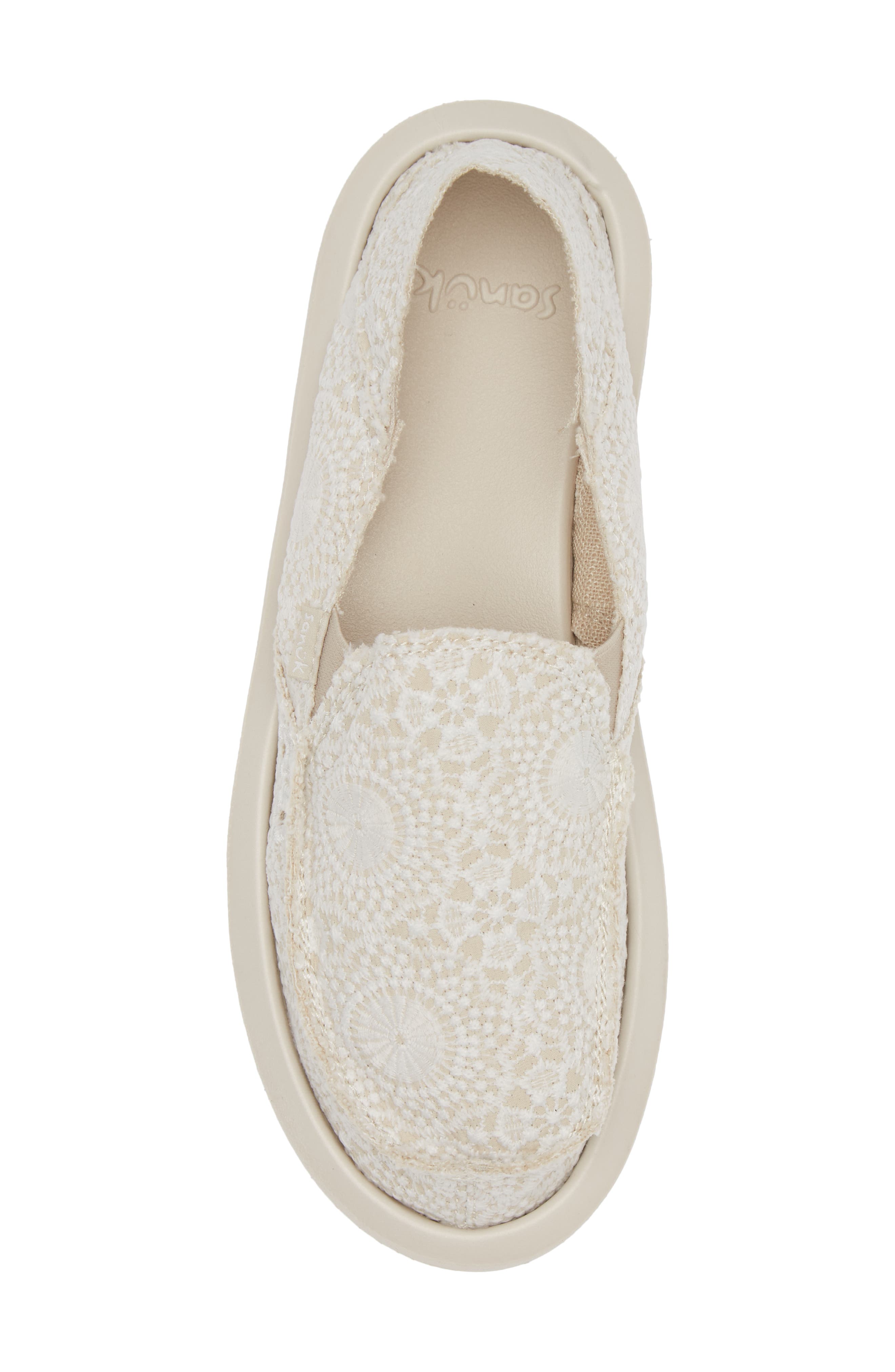 Sanuk Donna Lace Slip-On Sneaker, Alternate, color, 