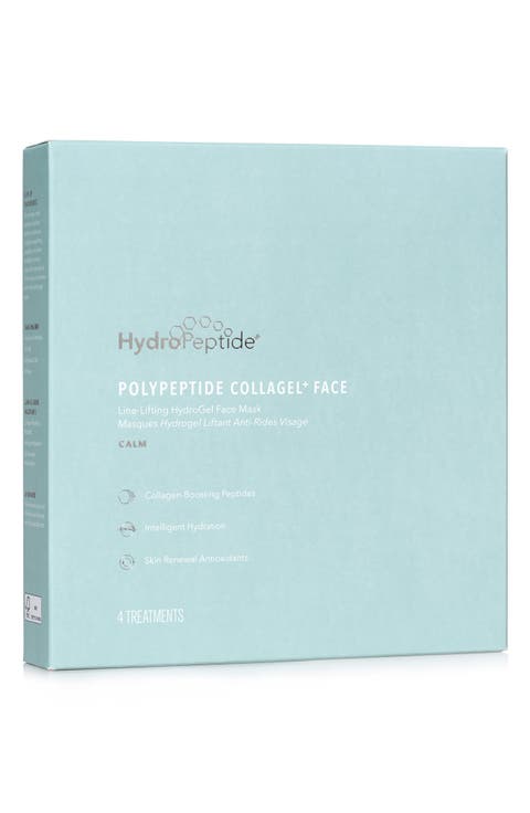 4-Pack Polypeptide Collagel Face Masks