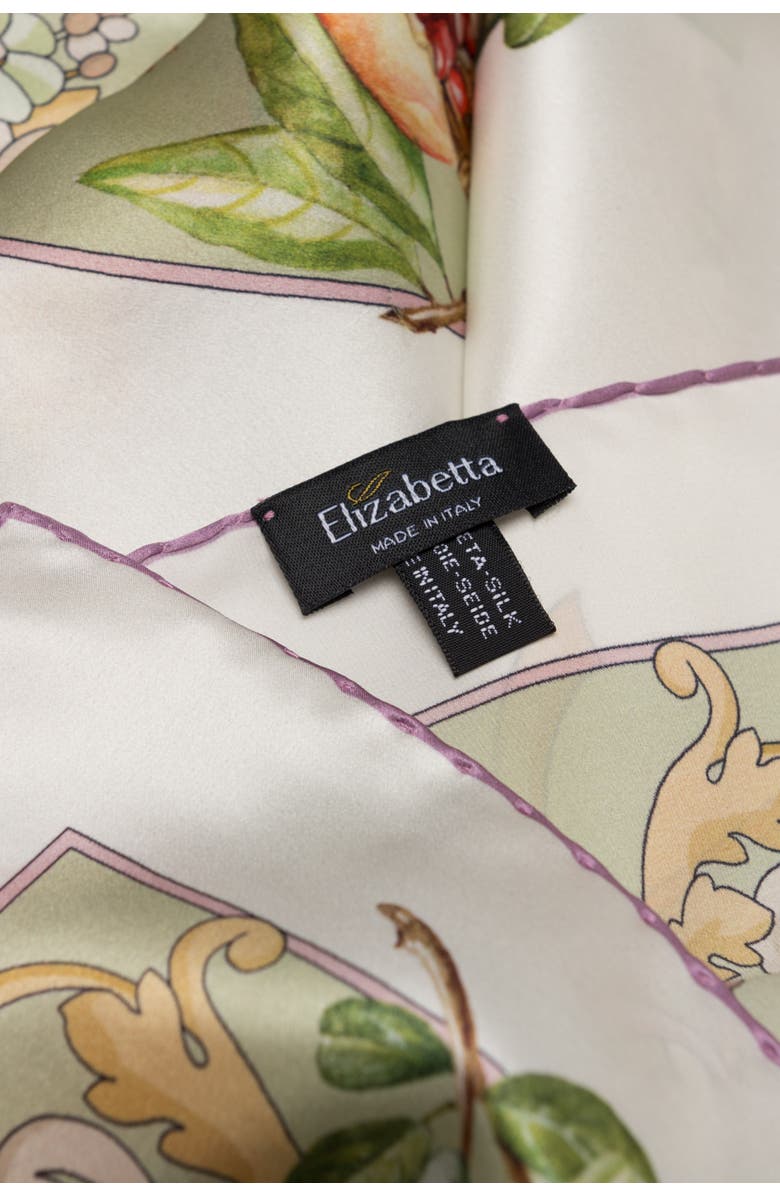 Elizabetta Melograno - Hand Rolled Silk Foulard for Women, Alternate, color, 