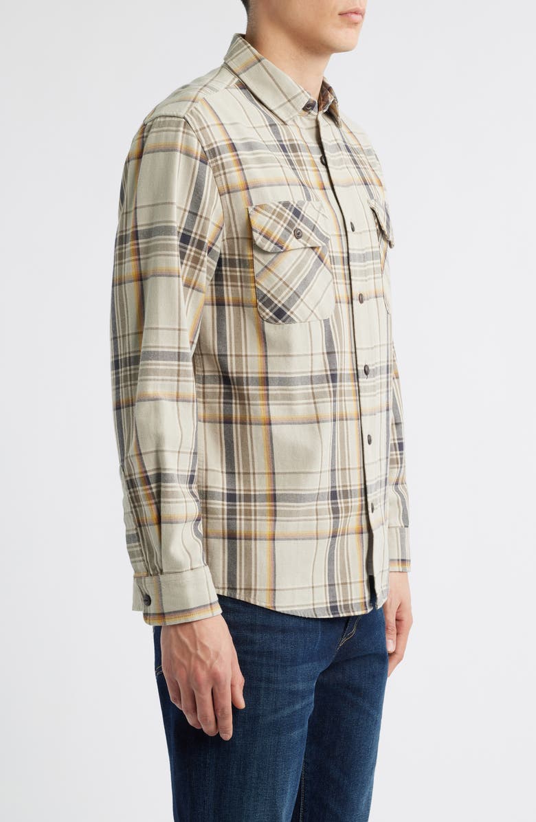 Pendleton Beach Shack Plaid Button-Up Shirt, Alternate, color, Tan Multi Plaid