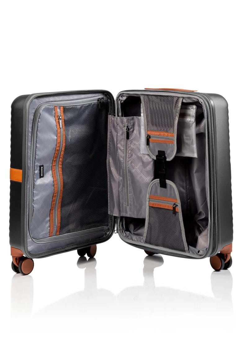 Vintage II 3-Piece Wheeled Luggage Set, Alternate, color, DARK GREY