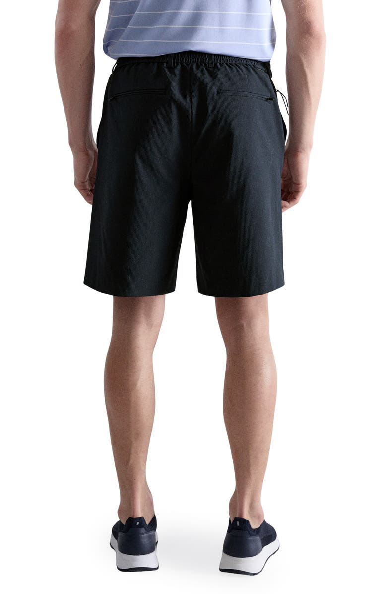 MANGO Water Repellent Comfort Stretch Shorts, Alternate, color, Navy