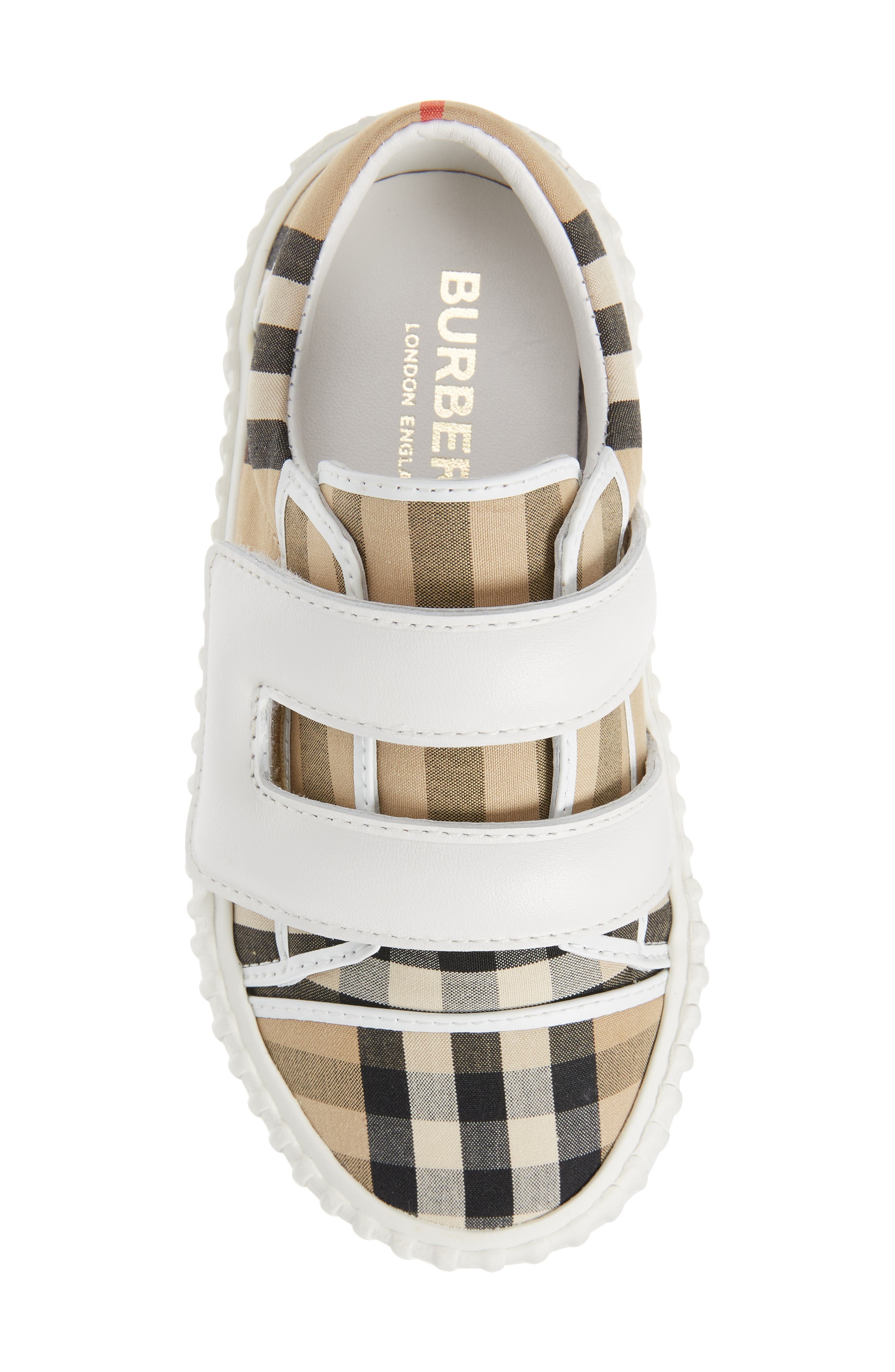 Burberry Mark Check Sneaker, Alternate, color, Archive Beige Ip C