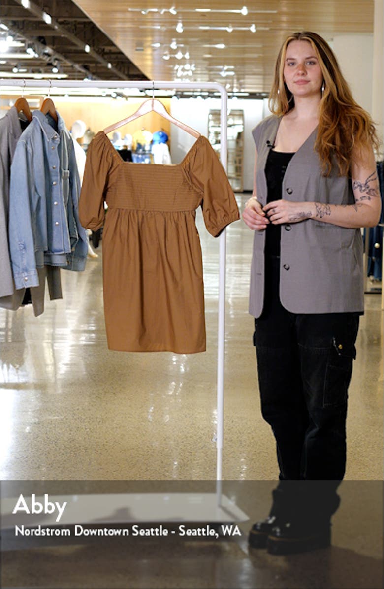 Inara Cotton Babydoll Minidress, sales video thumbnail