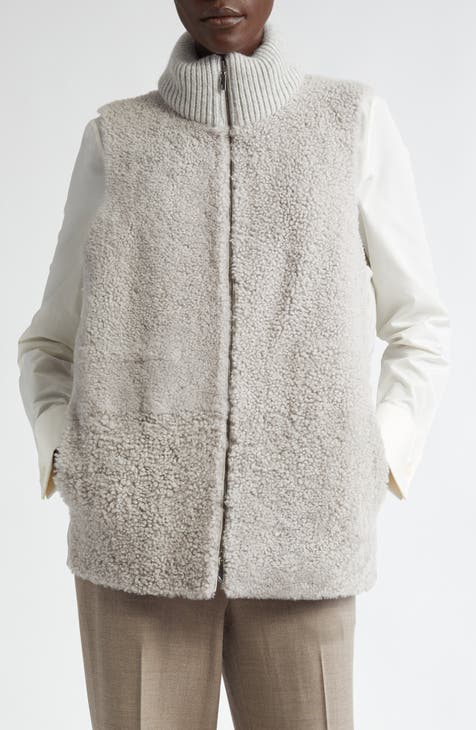 Lafayette 148 outlet New York White Puffer Vest