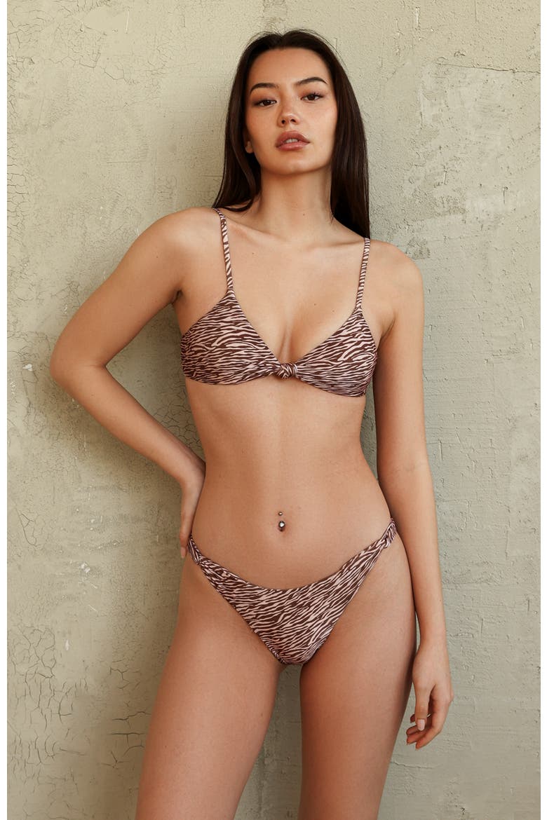 Santo Bralette Bikini Top, Main, color, Riot