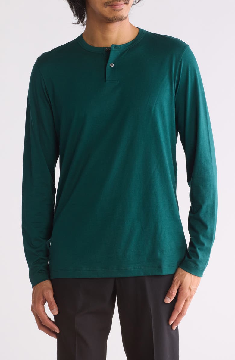 Theory Gaskell Long Sleeve Henley T-Shirt, Main, color, 