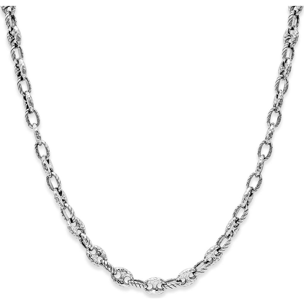 Samuel B. Twisted Sterling Silver Chain Necklace In Silver