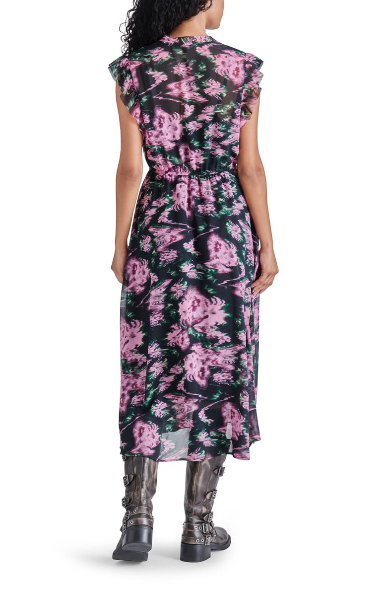 Steve Madden Allegra Chiffon Midi Dress, Alternate, color,