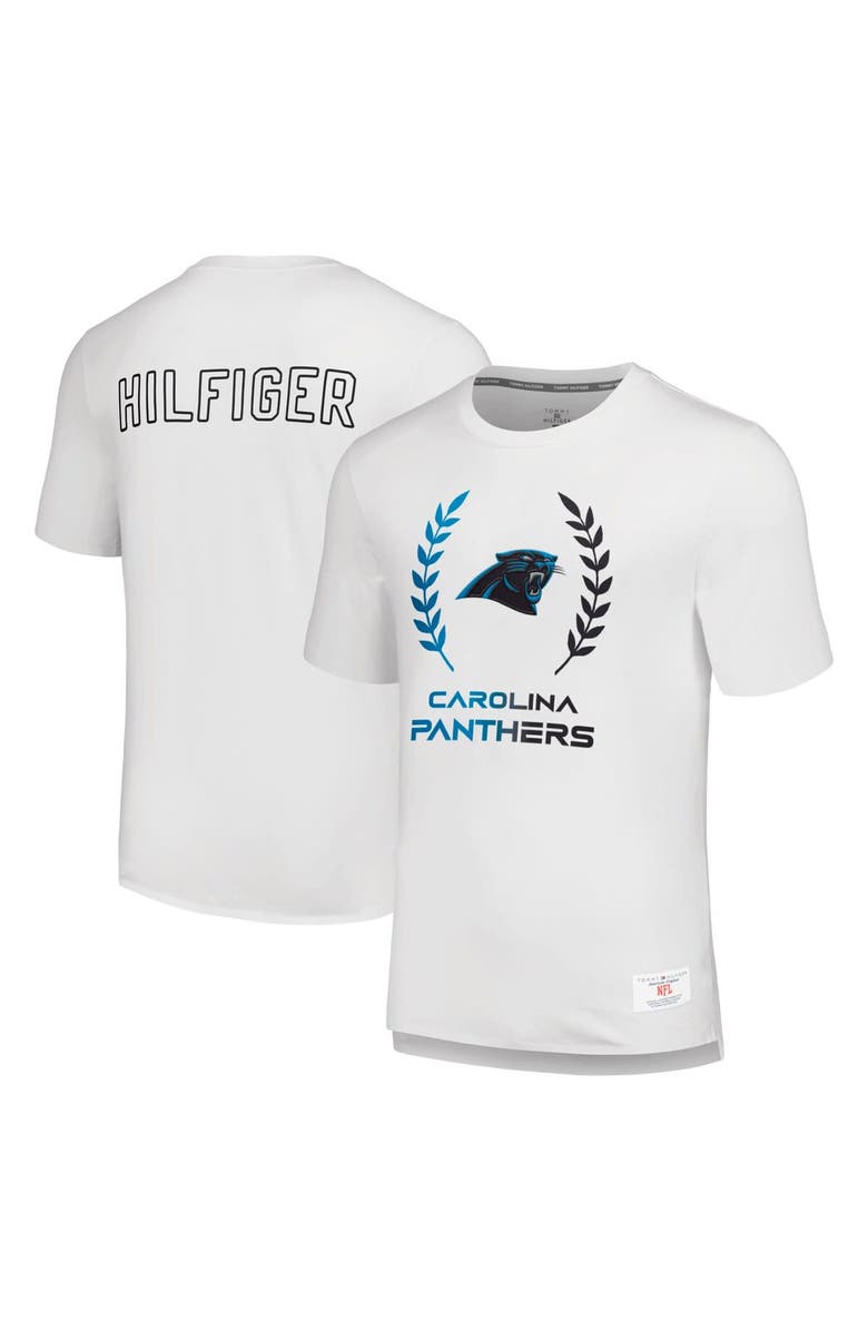 Tommy Hilfiger Men's Tommy Hilfiger White Carolina Panthers Miles T-Shirt, Main, color, 
