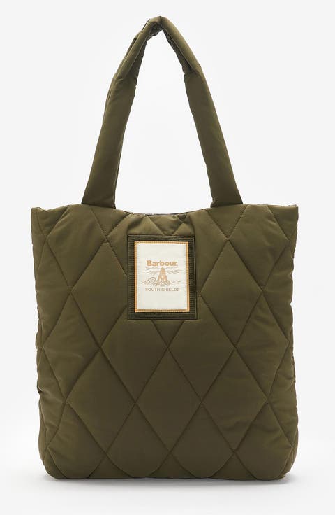 Mariah Diamond Quilted Tote Bag