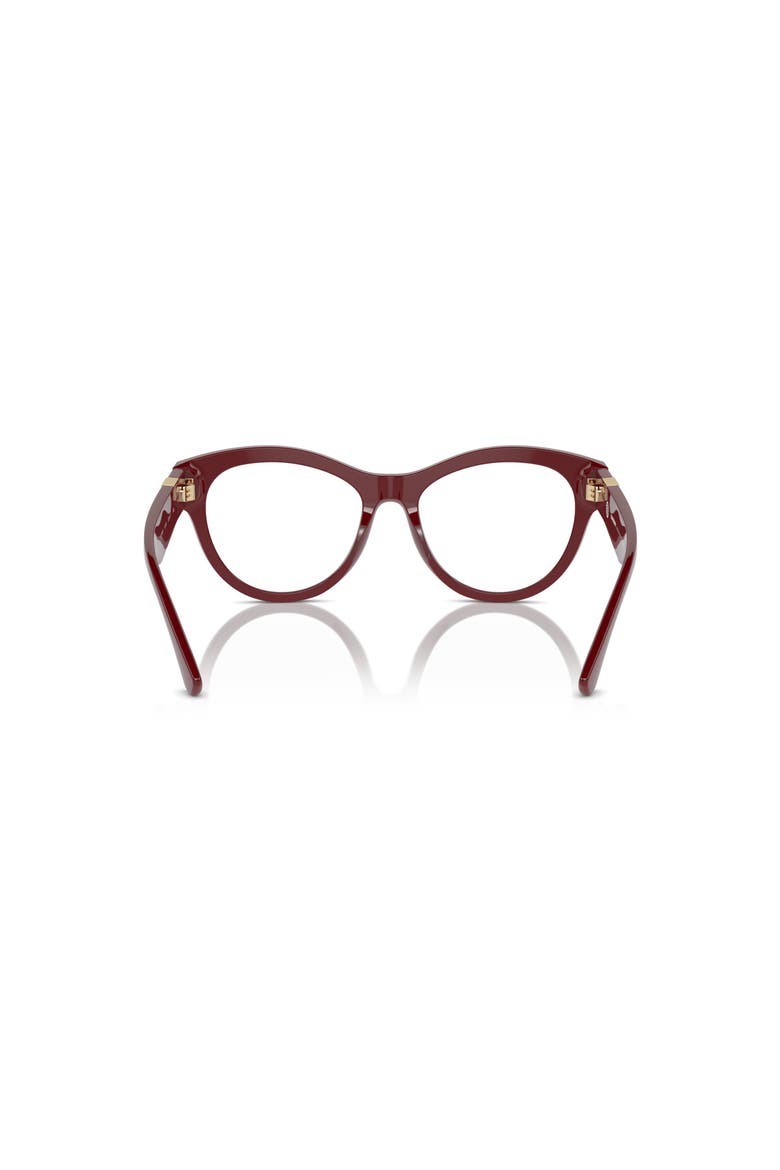 53mm Round optical glasses, Alternate, color, Red