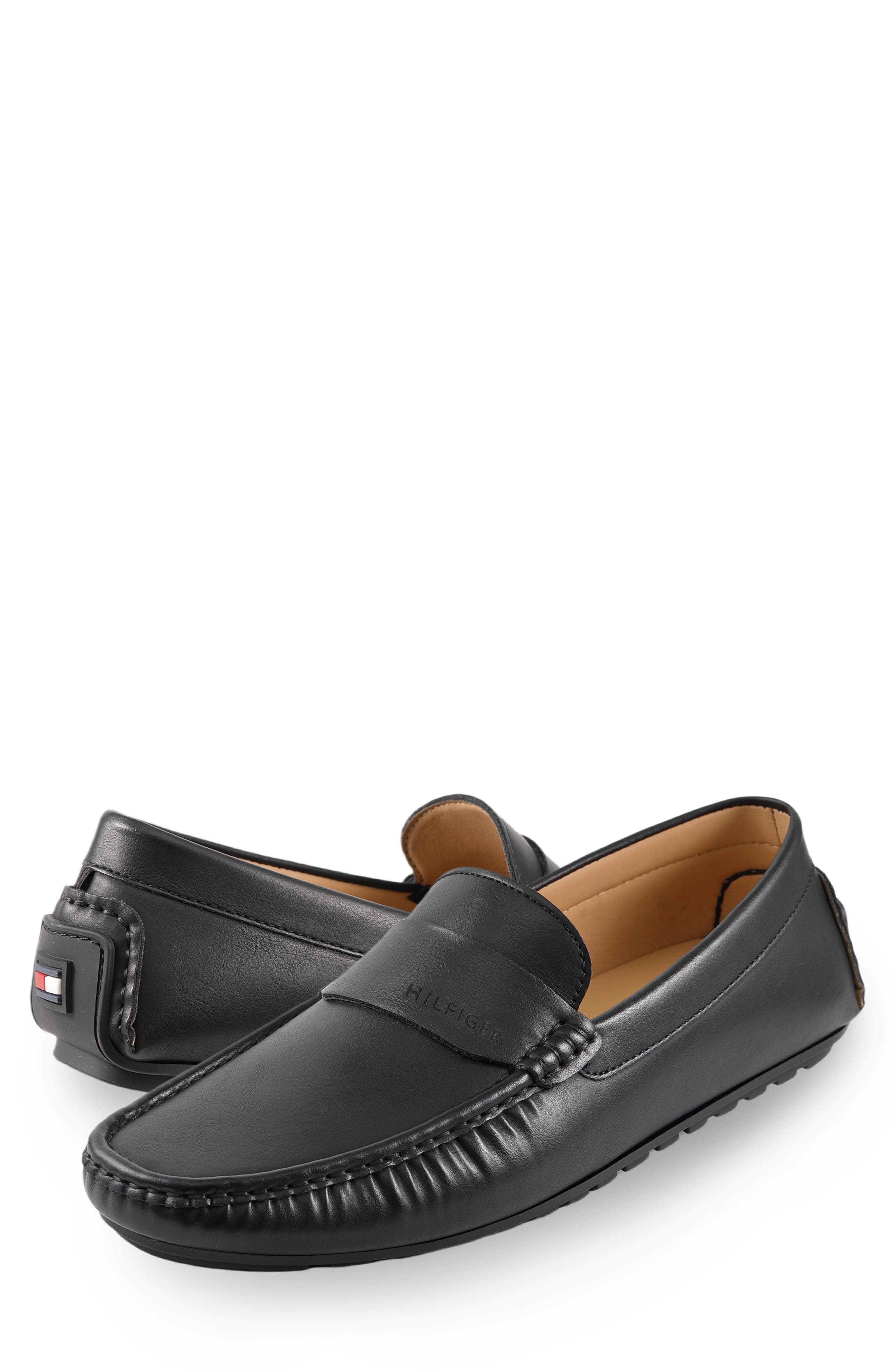 Tommy Hilfiger Ruven Driving Loafer, Alternate, color, Black