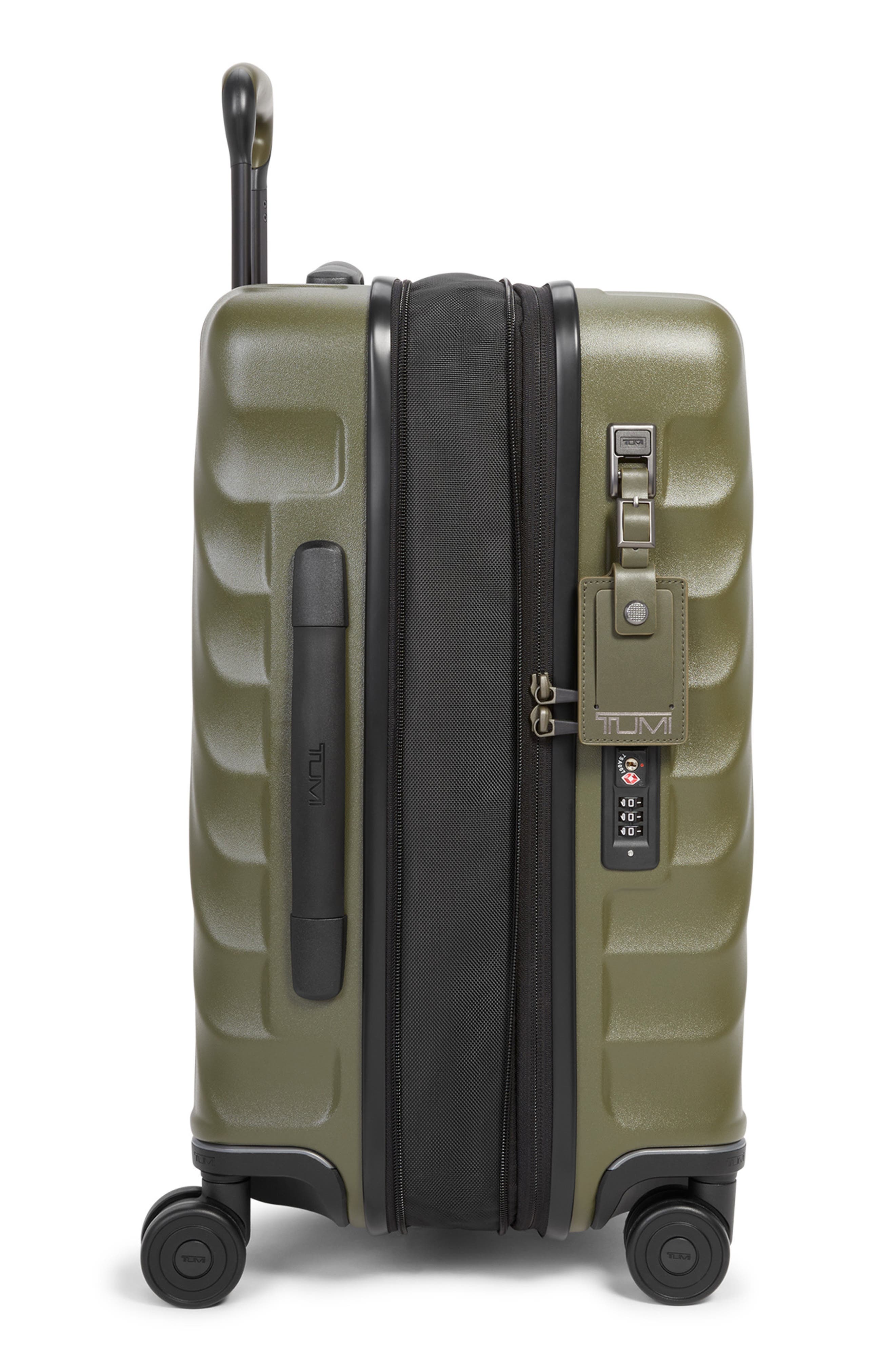 TUMI 22-Inch 19 Degrees International Expandable Spinner Carry-On, Alternate, color, Olive Texture