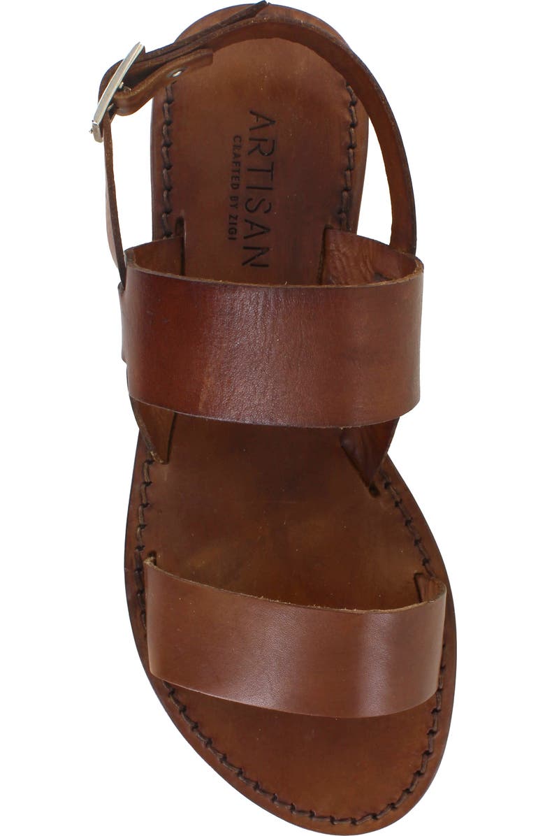 Artisan Crafted By Zigi Carmen Sandal, Alternate, color, Brown