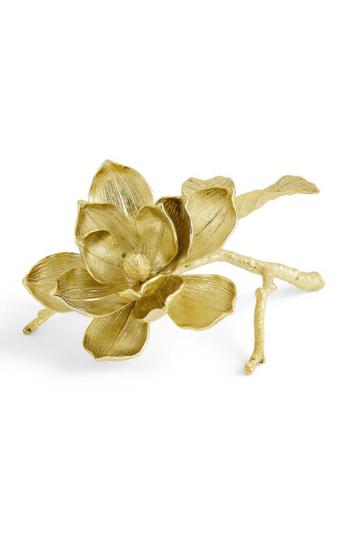 Michael Aram Magnolia Decorative Object In Gold