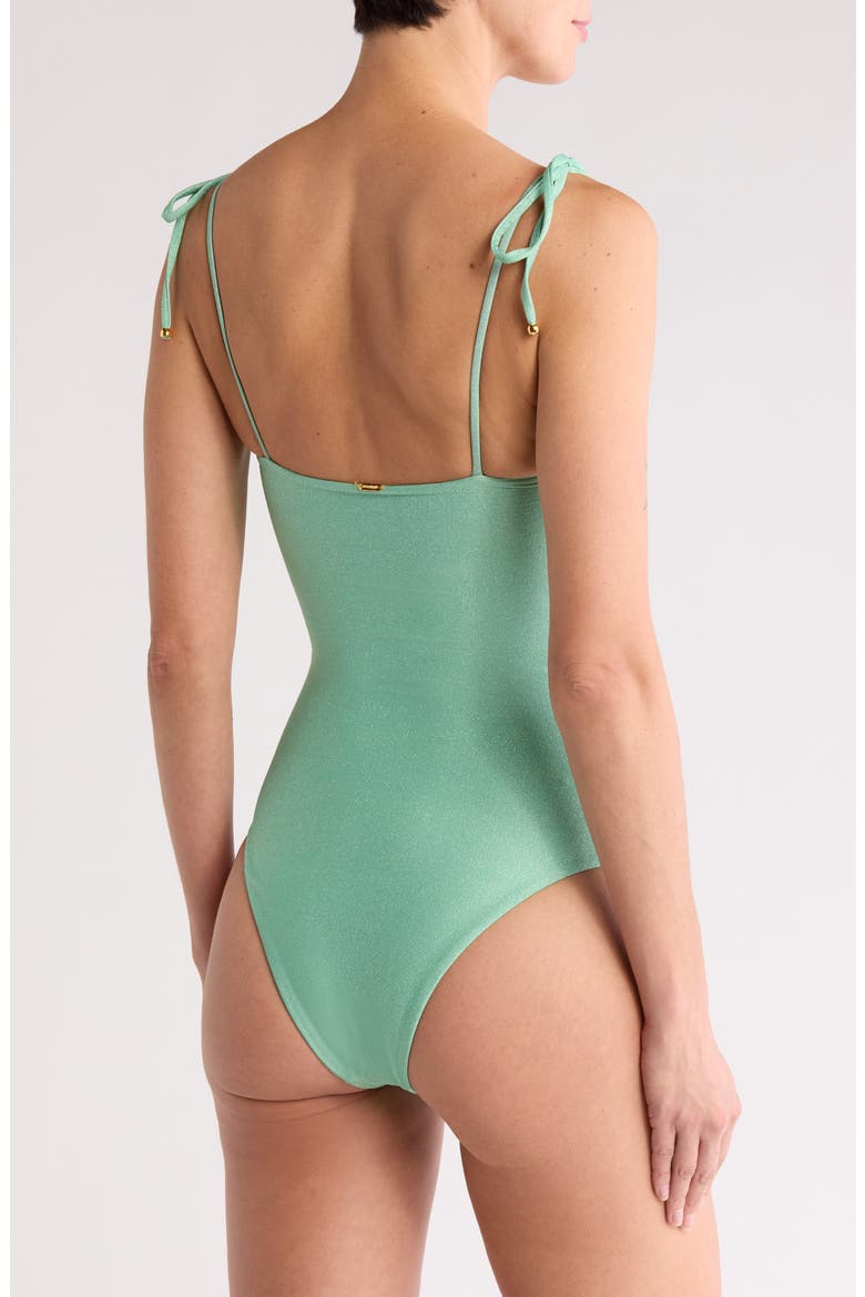 Nobu One-Piece Swimsuit, Alternate, color, PESTO