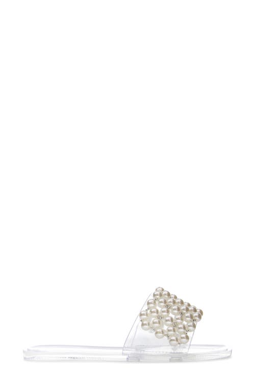 Chinese Laundry Bryer Slide Sandal In Clear