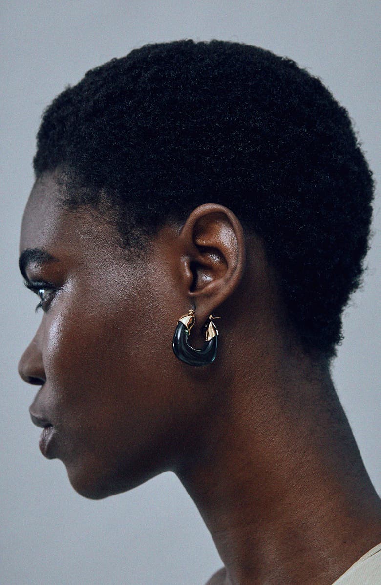 Lizzie Fortunato Mini Mixed Media Hoops, Alternate, color,