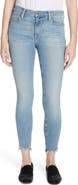 FRAME Le High Chew Hem Ankle Skinny Jeans