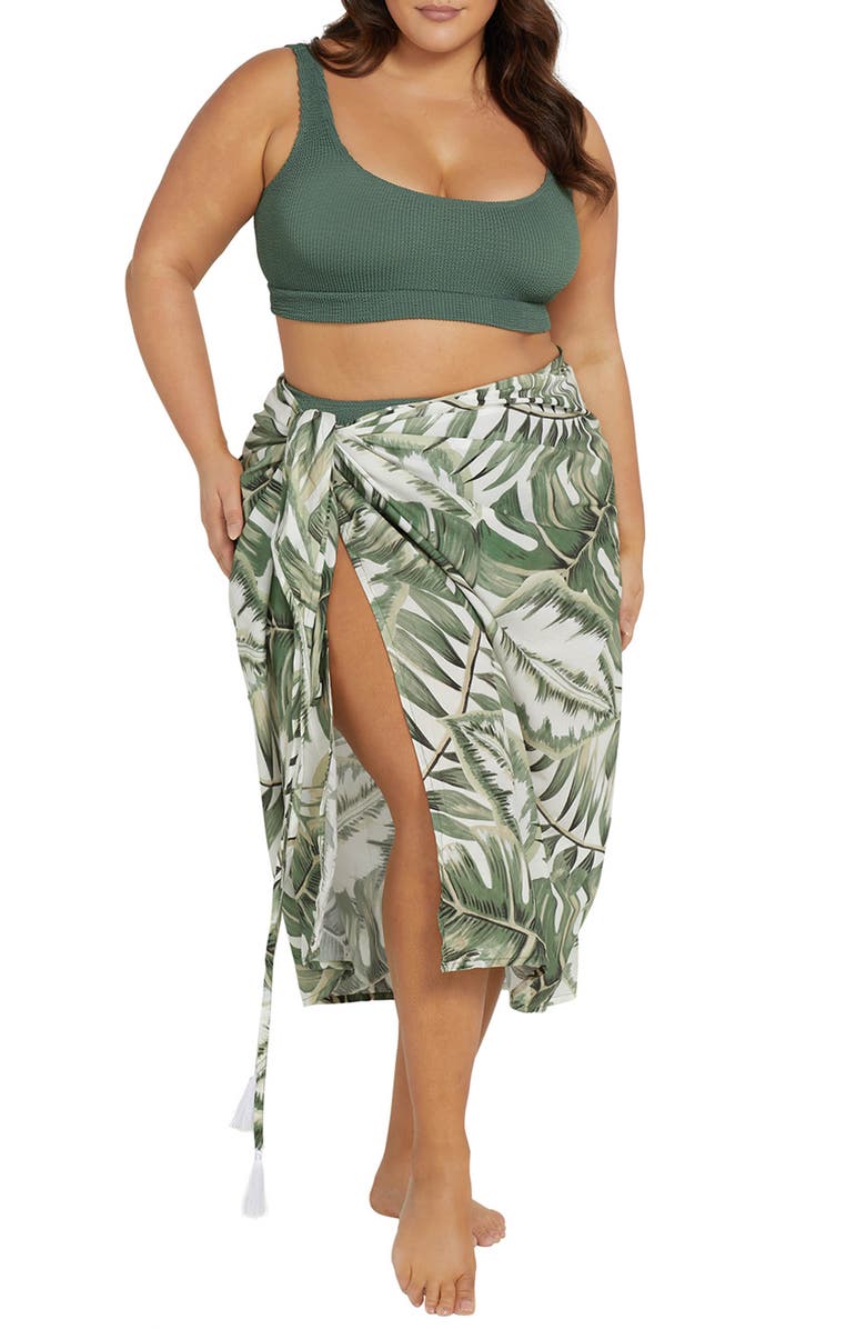 Artesands Deliciosa Cover-Up Cotton Sarong & Carry Bag, Main, color,